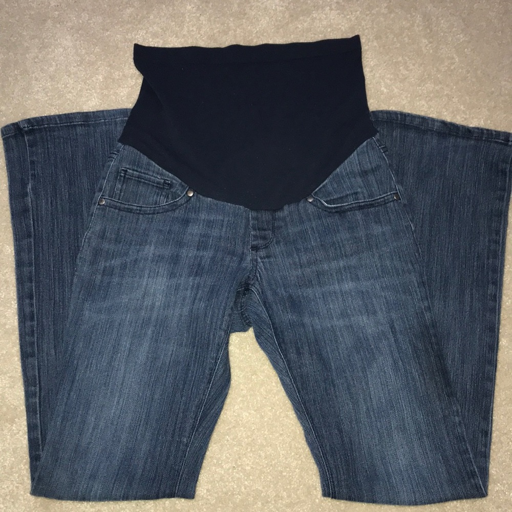 Oh Baby Maternity Jeans Overbelly band Size Small